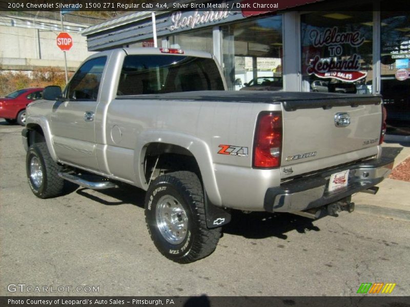 Silver Birch Metallic / Dark Charcoal 2004 Chevrolet Silverado 1500 Z71 Regular Cab 4x4