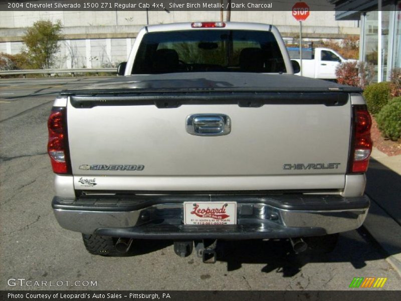Silver Birch Metallic / Dark Charcoal 2004 Chevrolet Silverado 1500 Z71 Regular Cab 4x4