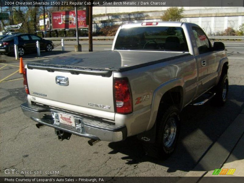 Silver Birch Metallic / Dark Charcoal 2004 Chevrolet Silverado 1500 Z71 Regular Cab 4x4