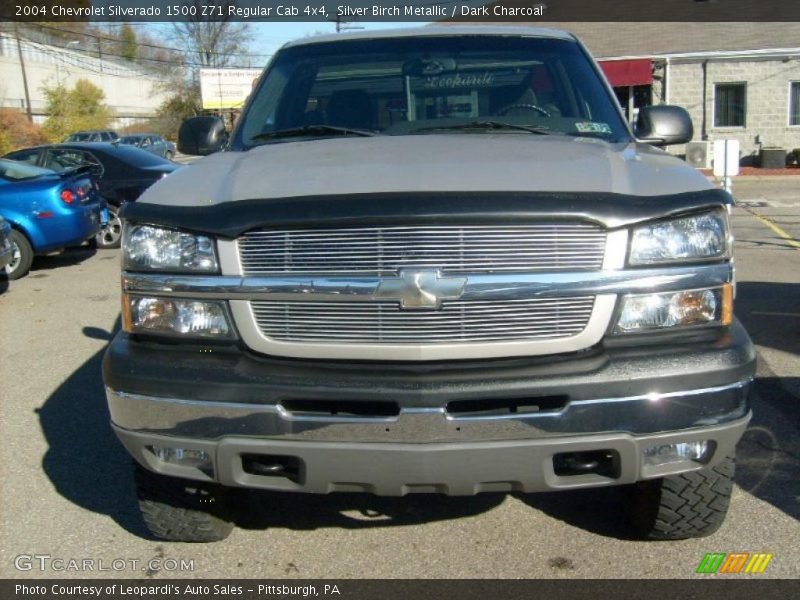 Silver Birch Metallic / Dark Charcoal 2004 Chevrolet Silverado 1500 Z71 Regular Cab 4x4