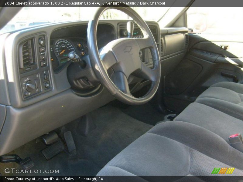 Silver Birch Metallic / Dark Charcoal 2004 Chevrolet Silverado 1500 Z71 Regular Cab 4x4