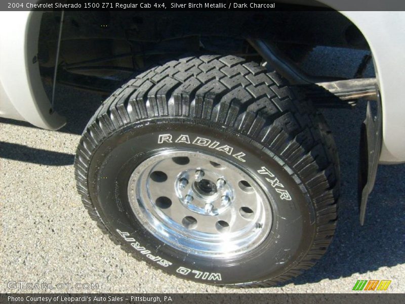 Silver Birch Metallic / Dark Charcoal 2004 Chevrolet Silverado 1500 Z71 Regular Cab 4x4