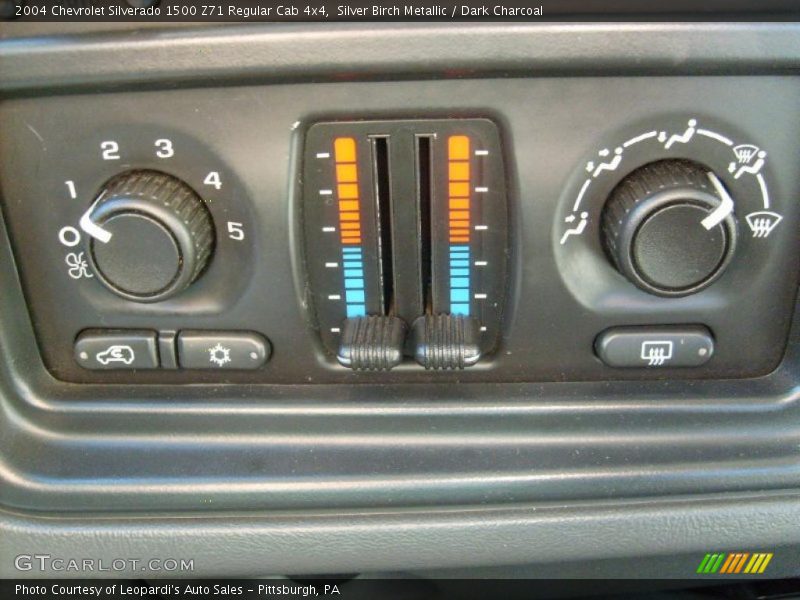 Silver Birch Metallic / Dark Charcoal 2004 Chevrolet Silverado 1500 Z71 Regular Cab 4x4