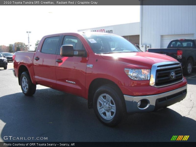 Radiant Red / Graphite Gray 2010 Toyota Tundra SR5 CrewMax