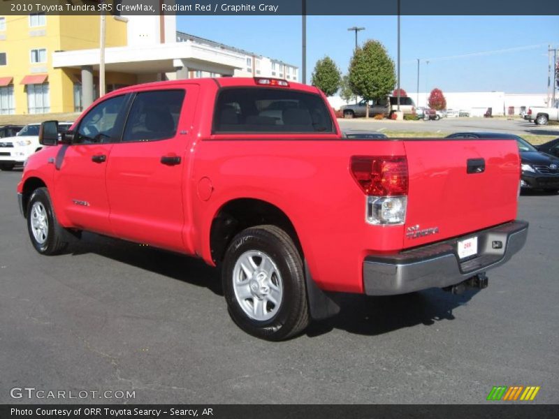 Radiant Red / Graphite Gray 2010 Toyota Tundra SR5 CrewMax