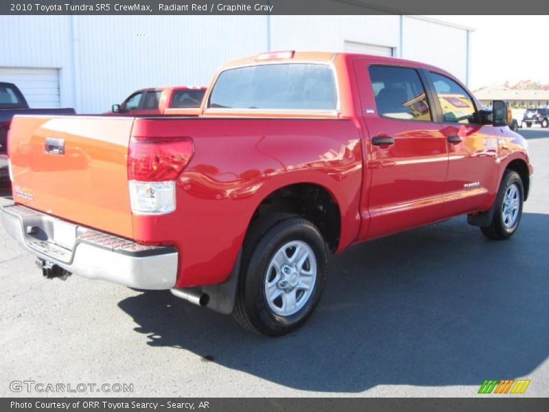 Radiant Red / Graphite Gray 2010 Toyota Tundra SR5 CrewMax