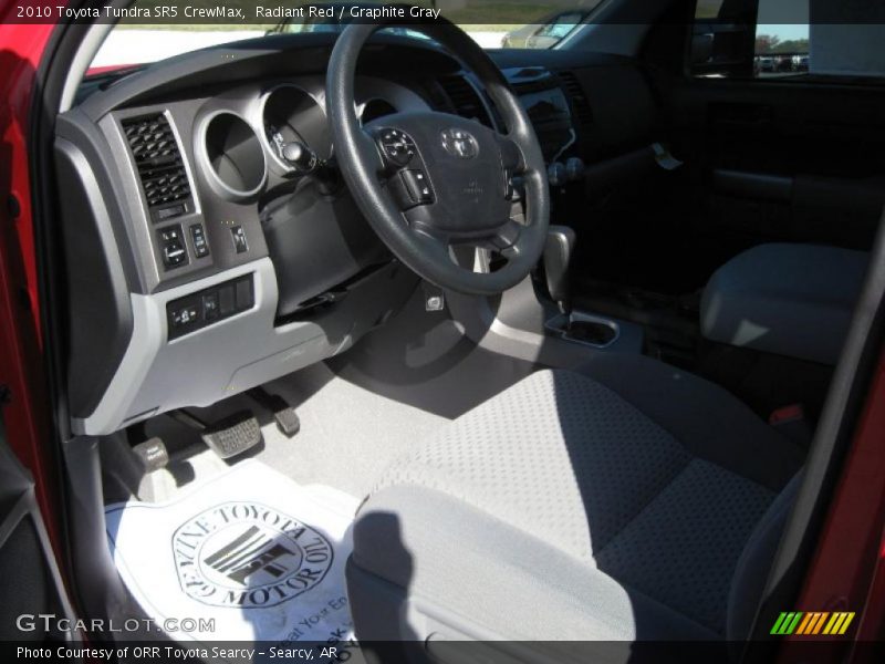 Radiant Red / Graphite Gray 2010 Toyota Tundra SR5 CrewMax