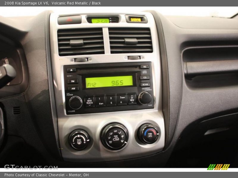 Volcanic Red Metallic / Black 2008 Kia Sportage LX V6