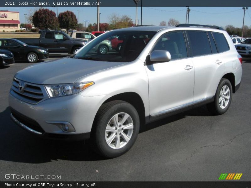 Classic Silver Metallic / Ash 2011 Toyota Highlander