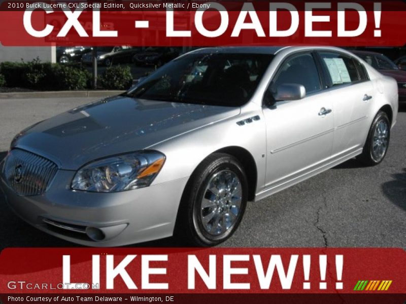 Quicksilver Metallic / Ebony 2010 Buick Lucerne CXL Special Edition