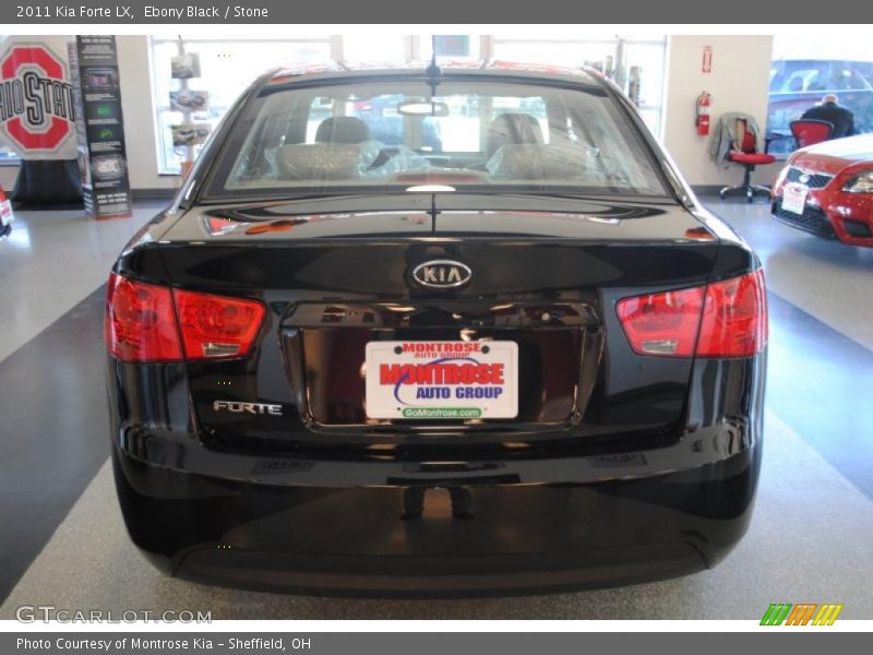 Ebony Black / Stone 2011 Kia Forte LX