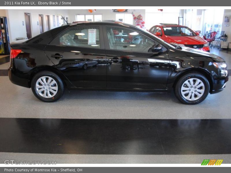 Ebony Black / Stone 2011 Kia Forte LX