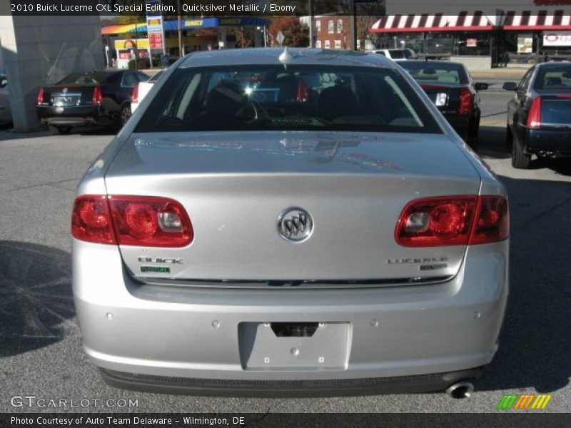 Quicksilver Metallic / Ebony 2010 Buick Lucerne CXL Special Edition