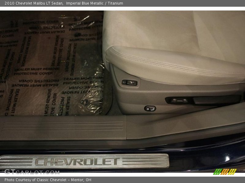 Imperial Blue Metallic / Titanium 2010 Chevrolet Malibu LT Sedan