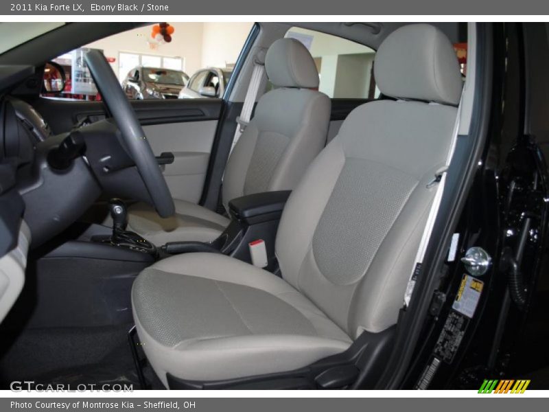 Ebony Black / Stone 2011 Kia Forte LX