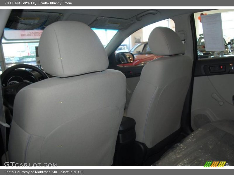 Ebony Black / Stone 2011 Kia Forte LX