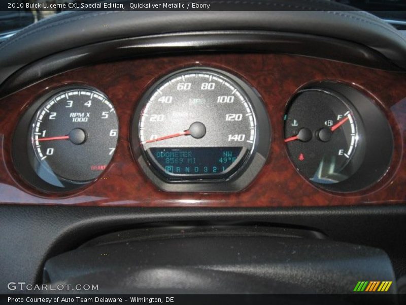  2010 Lucerne CXL Special Edition CXL Special Edition Gauges