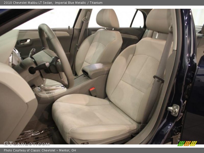 Imperial Blue Metallic / Titanium 2010 Chevrolet Malibu LT Sedan