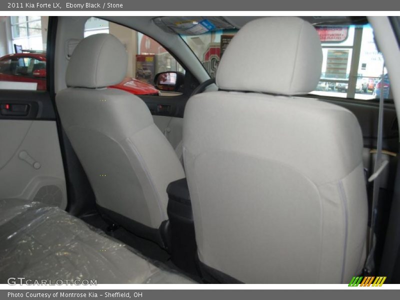 Ebony Black / Stone 2011 Kia Forte LX