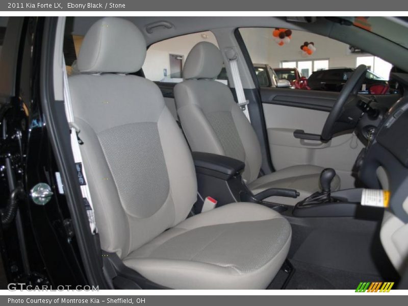 Ebony Black / Stone 2011 Kia Forte LX