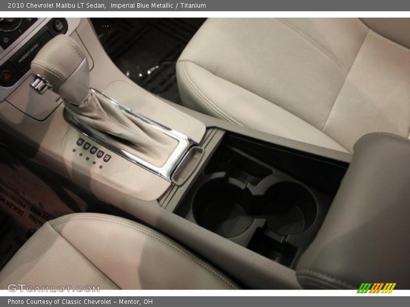 Imperial Blue Metallic / Titanium 2010 Chevrolet Malibu LT Sedan