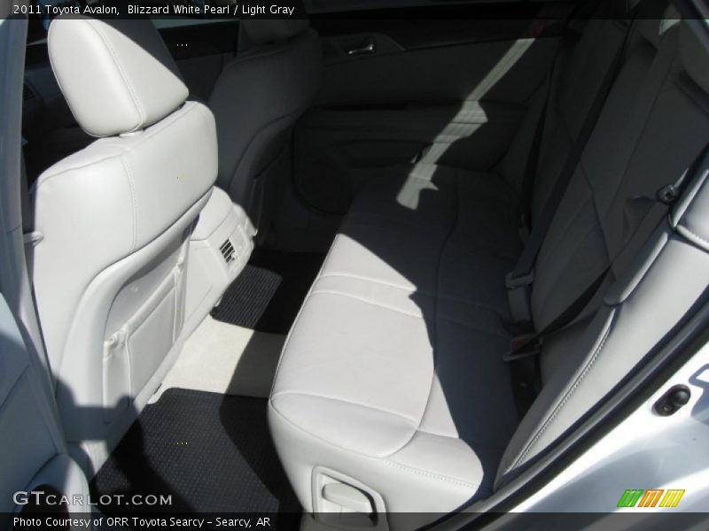 Blizzard White Pearl / Light Gray 2011 Toyota Avalon