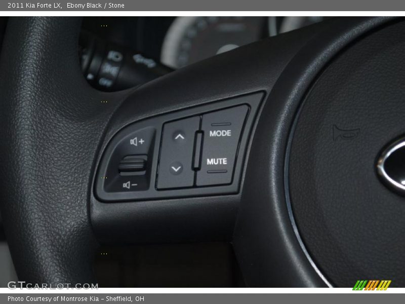 Ebony Black / Stone 2011 Kia Forte LX