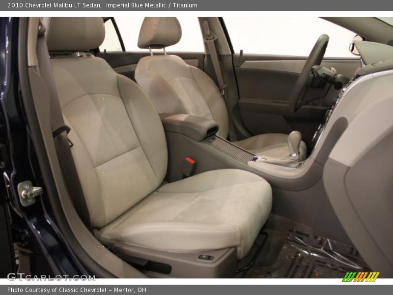 Imperial Blue Metallic / Titanium 2010 Chevrolet Malibu LT Sedan