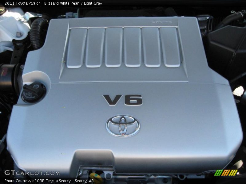 Blizzard White Pearl / Light Gray 2011 Toyota Avalon