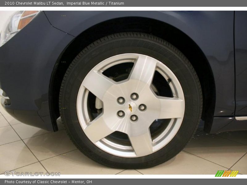 Imperial Blue Metallic / Titanium 2010 Chevrolet Malibu LT Sedan