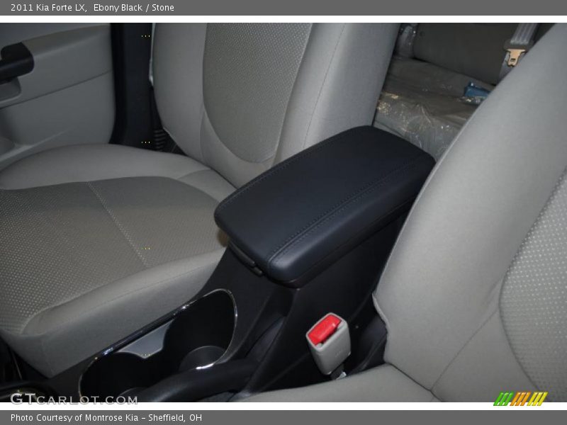 Ebony Black / Stone 2011 Kia Forte LX