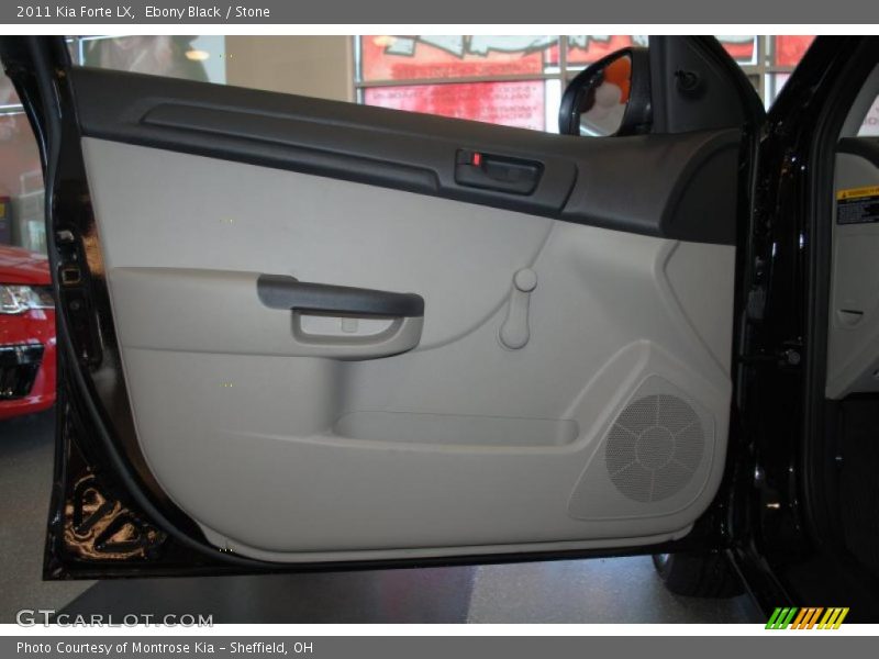 Ebony Black / Stone 2011 Kia Forte LX