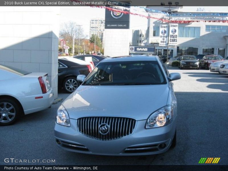 Quicksilver Metallic / Ebony 2010 Buick Lucerne CXL Special Edition