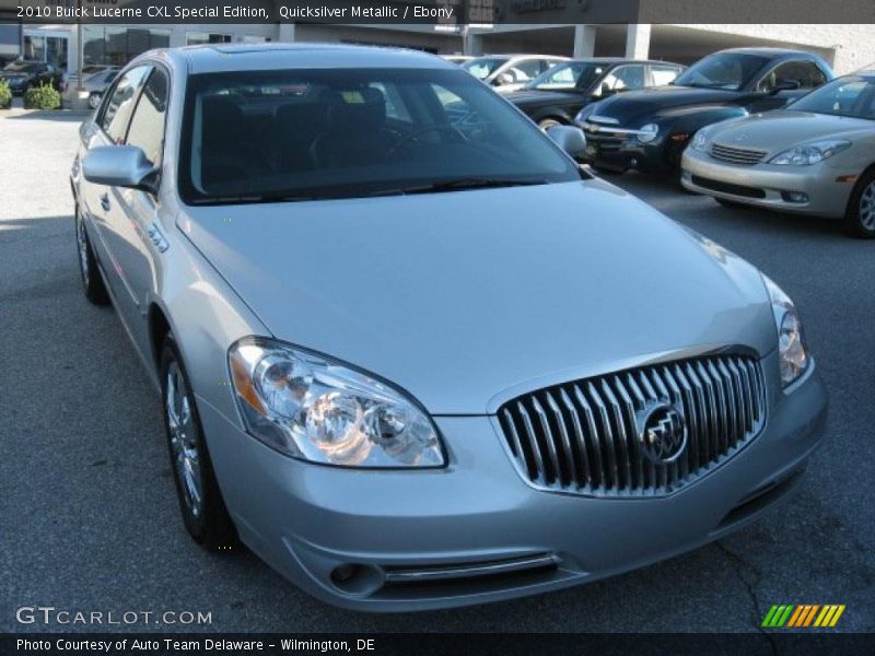 Quicksilver Metallic / Ebony 2010 Buick Lucerne CXL Special Edition