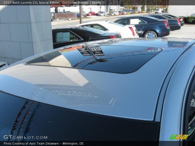 Sunroof of 2010 Lucerne CXL Special Edition