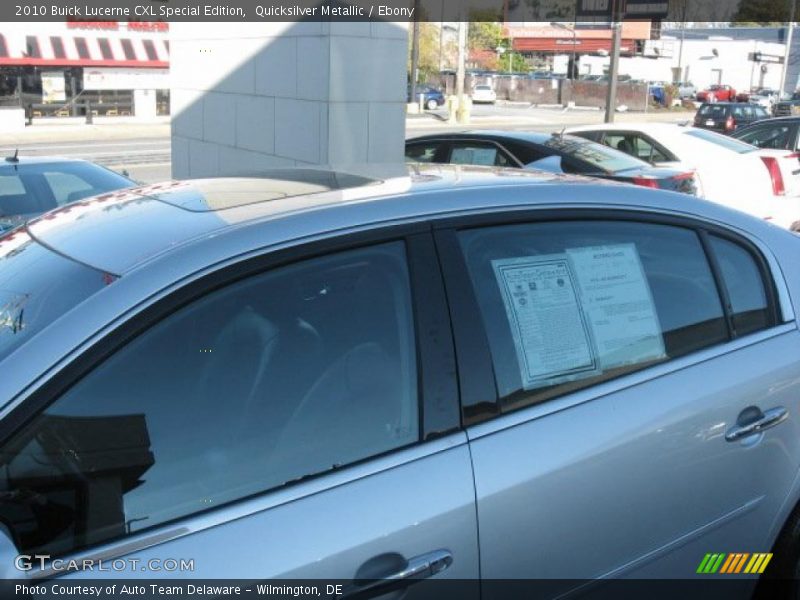 Quicksilver Metallic / Ebony 2010 Buick Lucerne CXL Special Edition