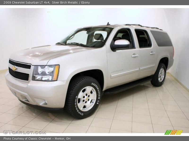 Silver Birch Metallic / Ebony 2009 Chevrolet Suburban LT 4x4