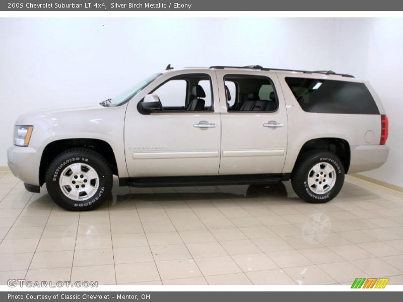 Silver Birch Metallic / Ebony 2009 Chevrolet Suburban LT 4x4