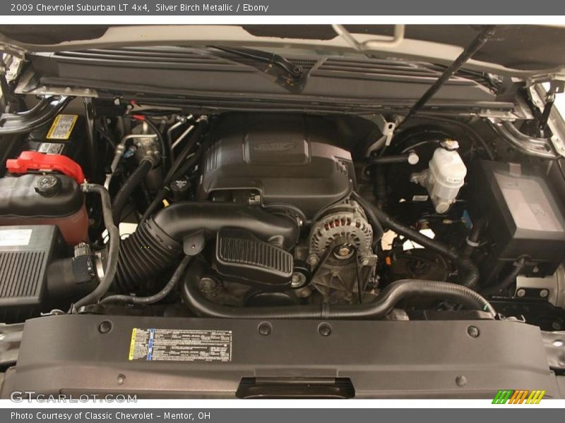 Silver Birch Metallic / Ebony 2009 Chevrolet Suburban LT 4x4