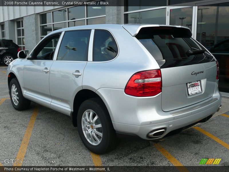 Crystal Silver Metallic / Black 2008 Porsche Cayenne Tiptronic