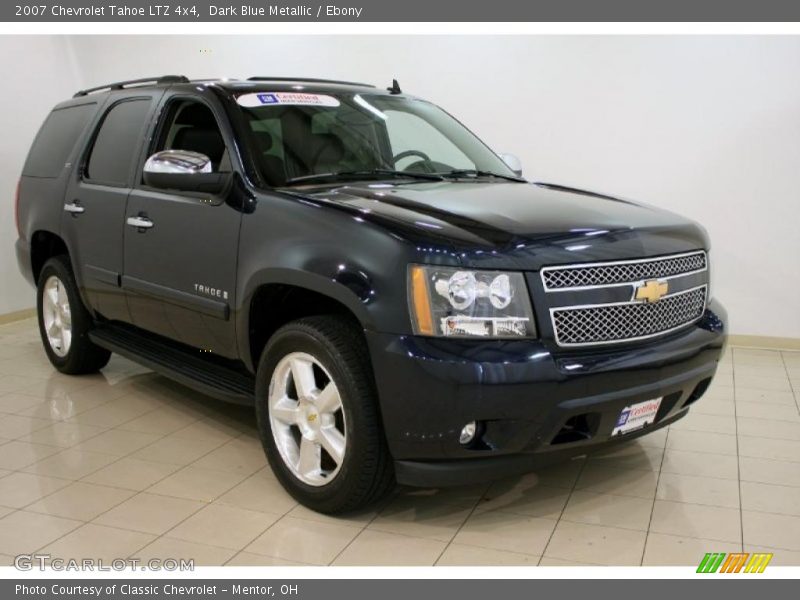 Dark Blue Metallic / Ebony 2007 Chevrolet Tahoe LTZ 4x4