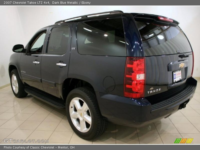 Dark Blue Metallic / Ebony 2007 Chevrolet Tahoe LTZ 4x4