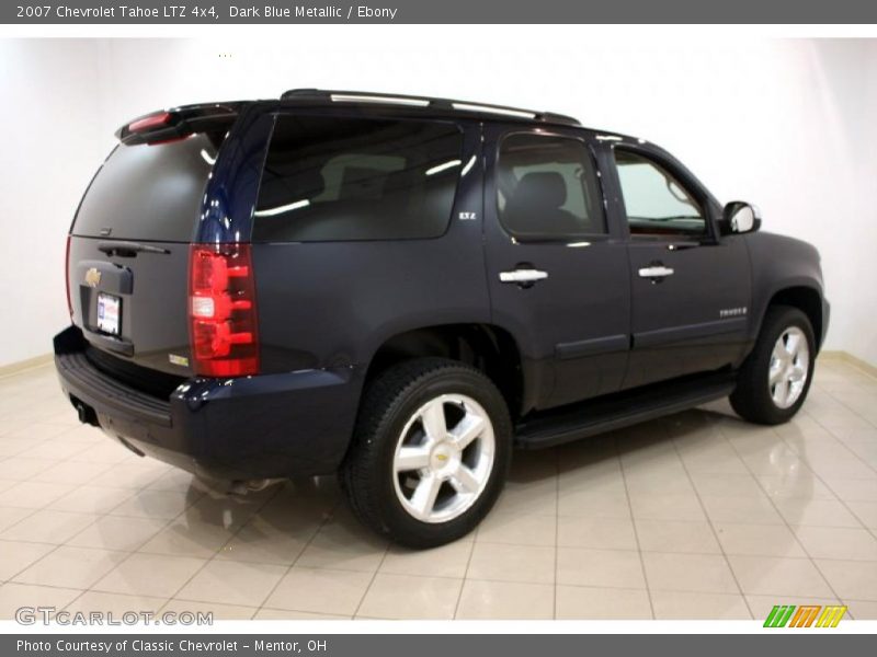 Dark Blue Metallic / Ebony 2007 Chevrolet Tahoe LTZ 4x4