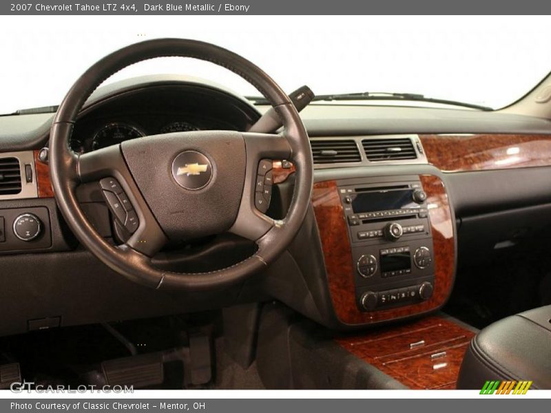 Dark Blue Metallic / Ebony 2007 Chevrolet Tahoe LTZ 4x4