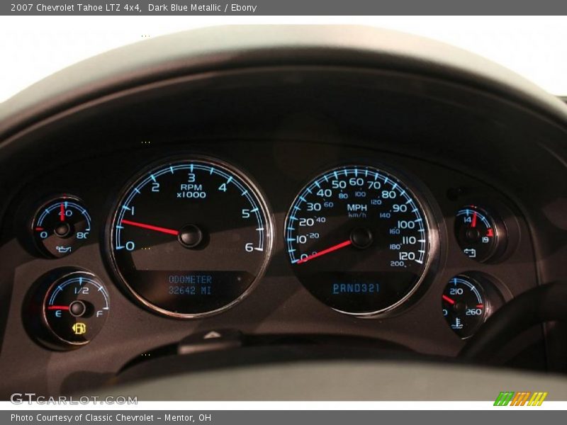 Dark Blue Metallic / Ebony 2007 Chevrolet Tahoe LTZ 4x4