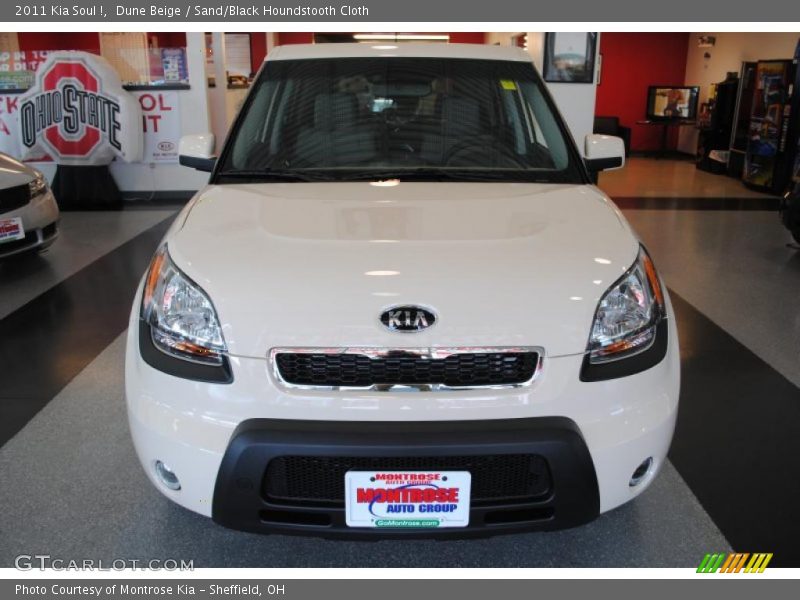 Dune Beige / Sand/Black Houndstooth Cloth 2011 Kia Soul !