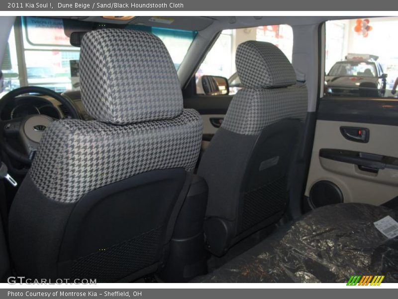 Dune Beige / Sand/Black Houndstooth Cloth 2011 Kia Soul !