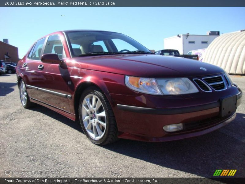 Front 3/4 View of 2003 9-5 Aero Sedan