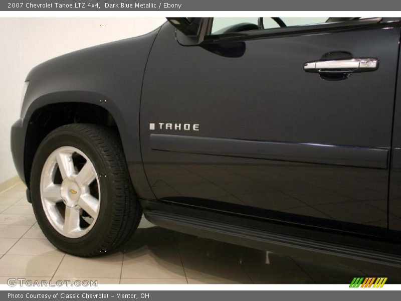 Dark Blue Metallic / Ebony 2007 Chevrolet Tahoe LTZ 4x4
