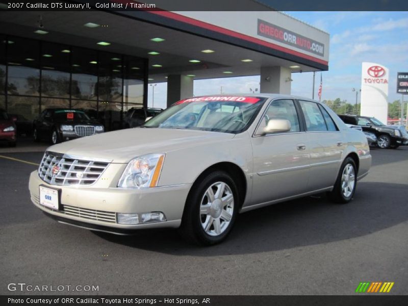 Gold Mist / Titanium 2007 Cadillac DTS Luxury II